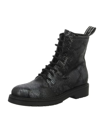 Schnürstiefeletten in Schwarz