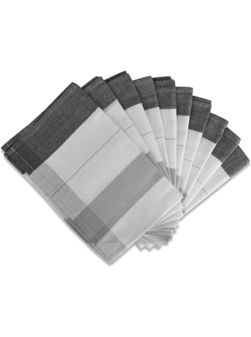 10 Geschirrtücher New Design in Grau