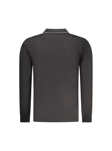 Schwarz Baumwolle Herren Polo Hemd