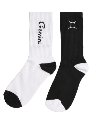 Basic Socks in black/white gemini