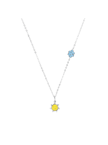 Kette mit Anhänger Silber 925, rhodiniert in Silber