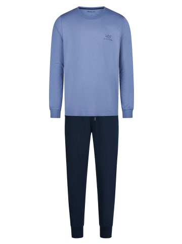 Pyjama Classics in blau/dunkelblau2