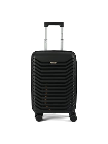 5820 4 Rollen Kabinentrolley 55 cm schwarz