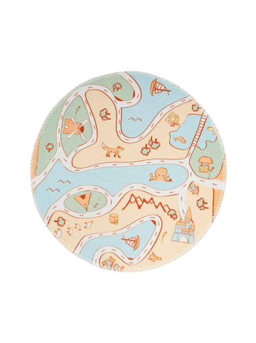 Flachgewebe Teppich Bambi 225 in Multicolor