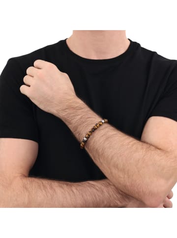Armband Edelstahl in Braun