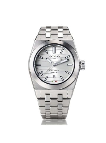 Herrenuhr "Modell Stealth Titanio" in Silber