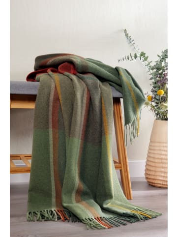Wohndecke Kaschmirplaid in pleasent-green