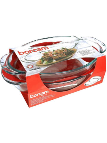 2tlg. Auflaufschale in Transparent