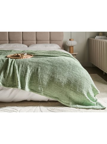 Tagesdecke CHAGYL in Grün - (W) 150 x (H) 1.25 x (L) 200 cm