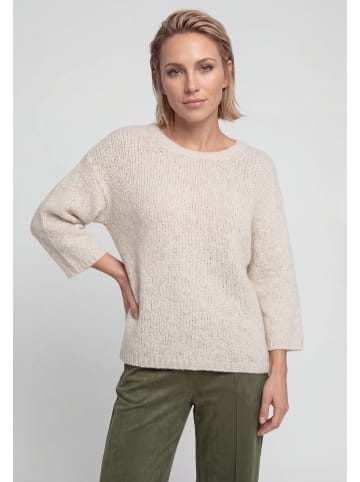 Strickpullover in Almond Beige Melange