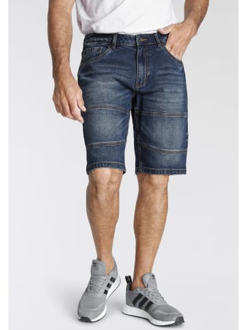 Jeansbermudas in dunkel blau
