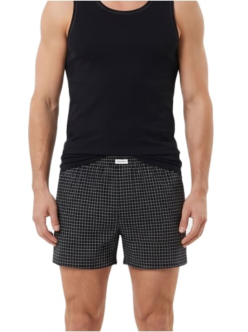 Seidensticker 4er Pack Herren Boxer Short in black-blackcheck
