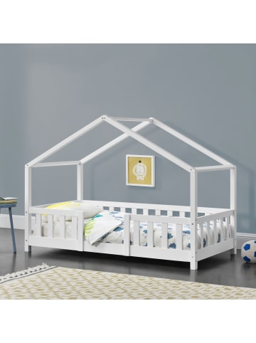 Kinderbett Treviolo in Weiß (L)140cm (B)70cm