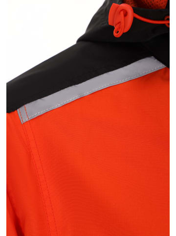 Herren Jacke in Orange Schwarz