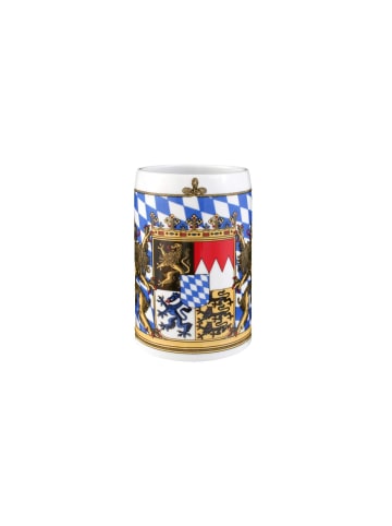 Bierkrug ohne Deckel Compact Bayern in Bunt 0,75 l