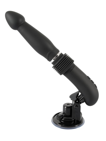 Vibrator mit Stoßfunktion RC Fucking Machine in schwarz