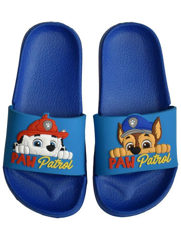 Paw Patrol Badelatschen Chase & Marshall Badeschlappen Badesandalen in blau