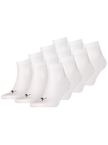 Socken PUMA UNISEX QUARTER PLAIN 3P in 300 - white