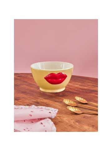Keramik Schüssel Lips in creme