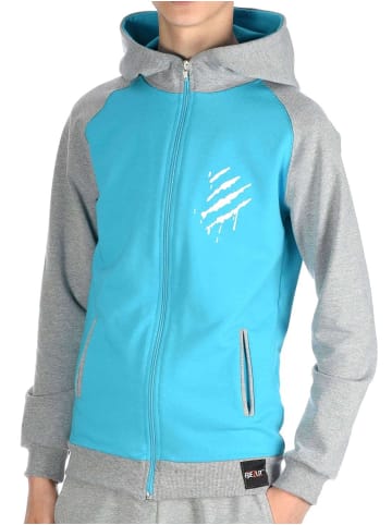 Sweatjacke in Türkis