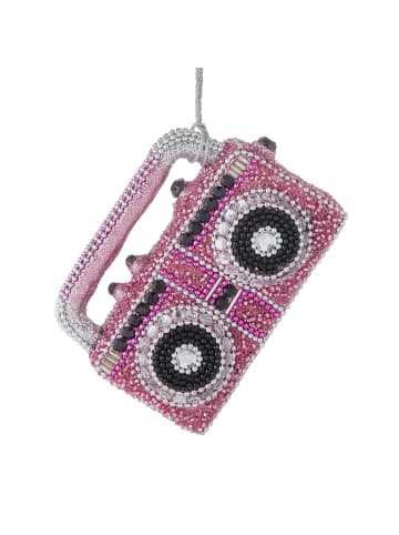 Butlers Baumanhänger HANG ON Radio in Pink
