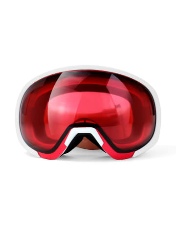 BLACK RUN Ski- und Snowboard-Brille rot/matt weiß in rot