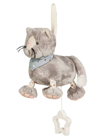Spieluhr S KATZE Lilly in grau