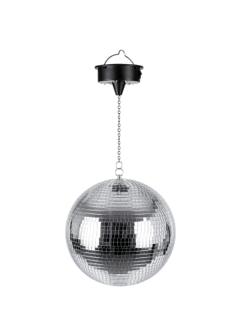 Discokugel in Silber/ Schwarz – Ø 25 cm