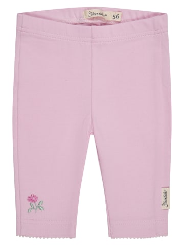 Leggings mit Blume in rose