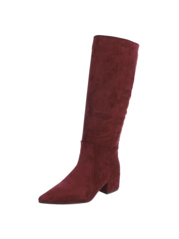 High Heel in Weinrot