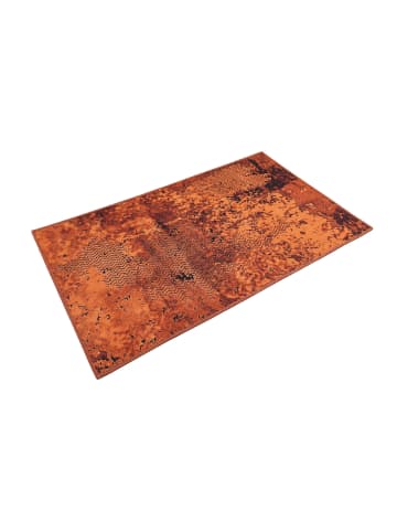Badematte "Room 9" in Rost Rot