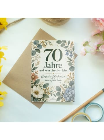 Geburtstagskarte Geburtstagskarte botanisch Des... in Weiß
