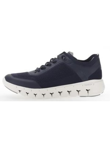 Schnürschuh in blau