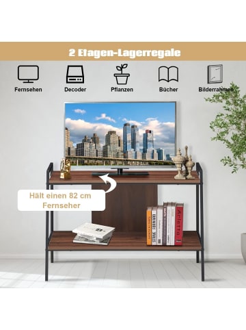 TV-Regal in Braun