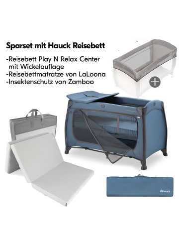 Reisebett Set Play N Relax Center in blue