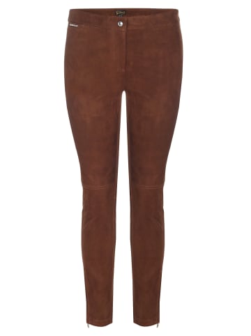 Slim Fit Jeans für Damen in braun