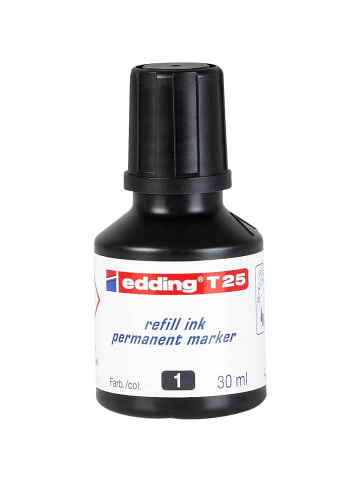 Nachfülltinte edding T 25 für edding Permanentmarker 30ml schwarz