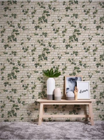 Tapete Enchanted Wall in Beige Grün 