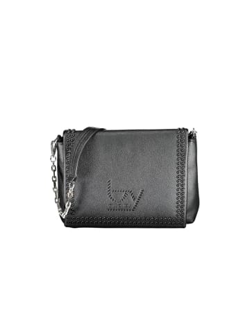 Schwarz Polyurethan Damen Schulter Tasche