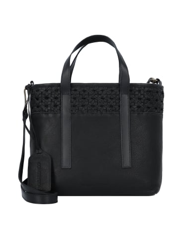 Barkley Handtasche Leder 27 cm black