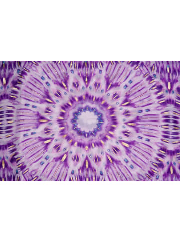Schal mit Batik Muster in Flieder-Violett