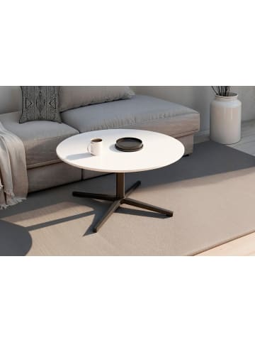 Couchtisch CUP in weiß - D 70, H 36,5 cm