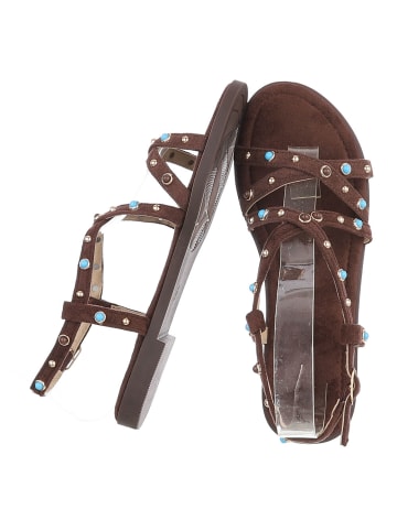 Sandale & Sandalette in Braun