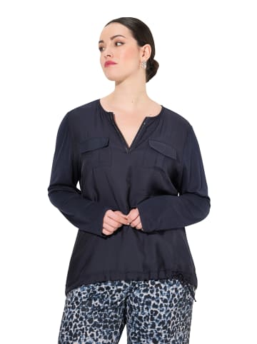 Bluse in marine