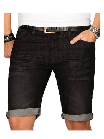 Jeansshorts B556a in Schwarz