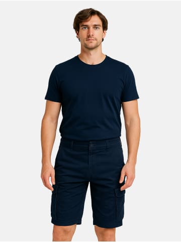 Bermuda Cargoshorts mit Patten-Taschen A&S in Navy