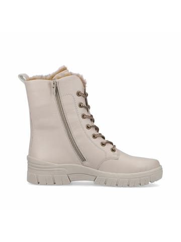 Schnür-Stiefeletten für Damen in beige