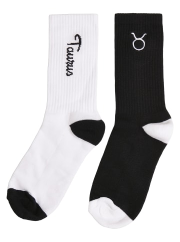 Basic Socks in black/white taurus