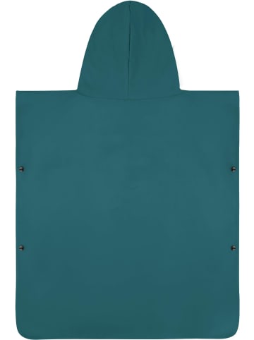 Kinder Mikrofaser Badeponcho Rincon in Petrol