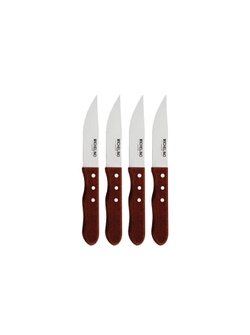 Michelino 4-tlg. Jumbo Steakmesser Set in Silber